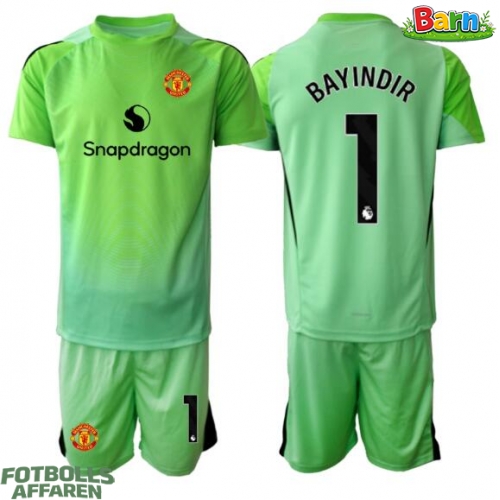 Manchester United Altay Bayindir #1 Målvakt Tredjeställ Barn 2025-26 Kortärmad (+ Korta byxor)